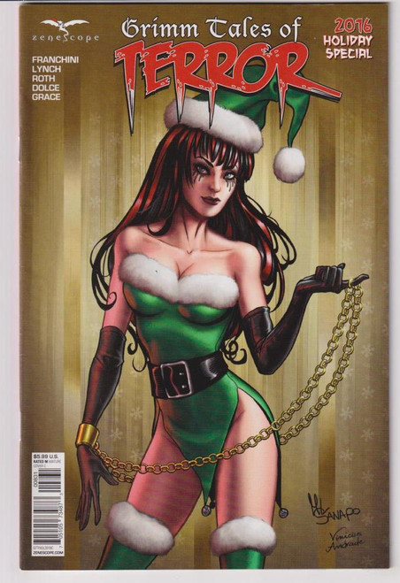 GRIMM TALES OF TERROR HOLIDAY SPECIAL 2016 CVR C SANAPO (ZENESCOPE 2016) "NEW UNREAD"