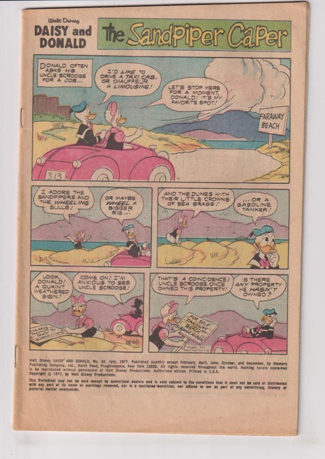 DAISY AND DONALD #24 (WESTERN 1977)