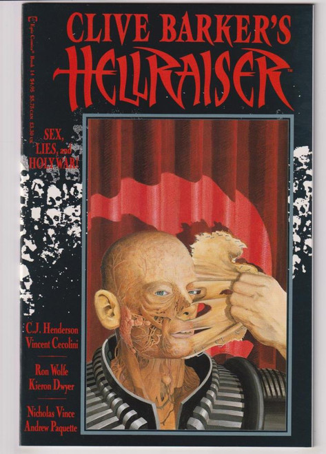 CLIVE BARKERS HELLRAISER #14 (MARVEL/EPIC 1992)