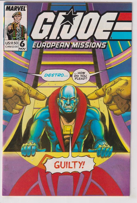 GI JOE EUROPEAN MISSIONS #6 (MARVEL 1988)