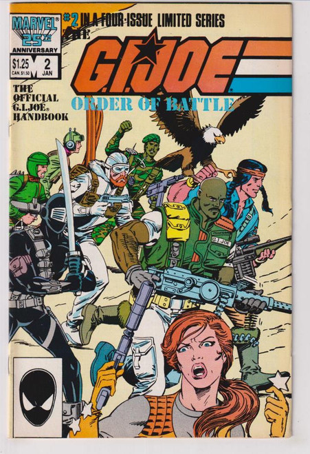 GI JOE ORDER OF BATTLE #2 (MARVEL 1987)
