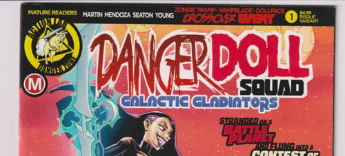 DANGER DOLL GALACTIC GLADIATOR #1 RISQUE VAR (ACTION LAB 2018)