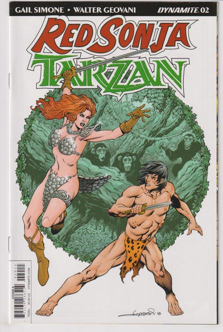 RED SONJA TARZAN #2 CVR A (DYNAMITE 2018) "NEW UNREAD"