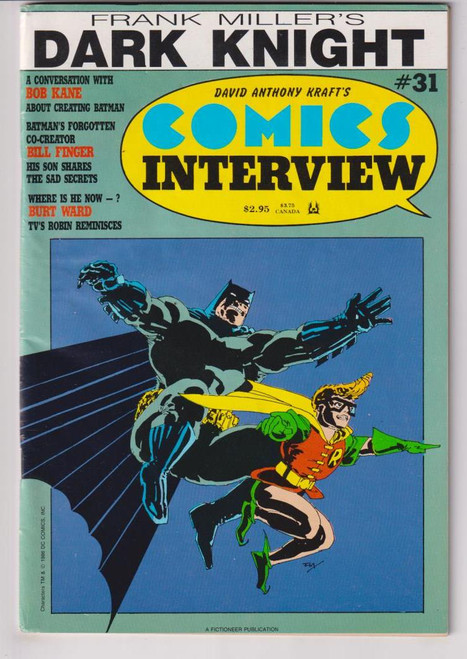 DAVID ANTHONY KRAFTS COMICS INTERVIEW #031 (COMICS INTERVIEW 1986)