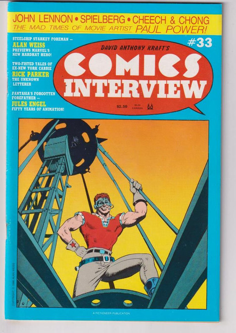 DAVID ANTHONY KRAFTS COMICS INTERVIEW #033 (COMICS INTERVIEW 1986)