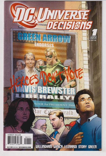 DC UNIVERSE DECISIONS #1 (DC 2008)