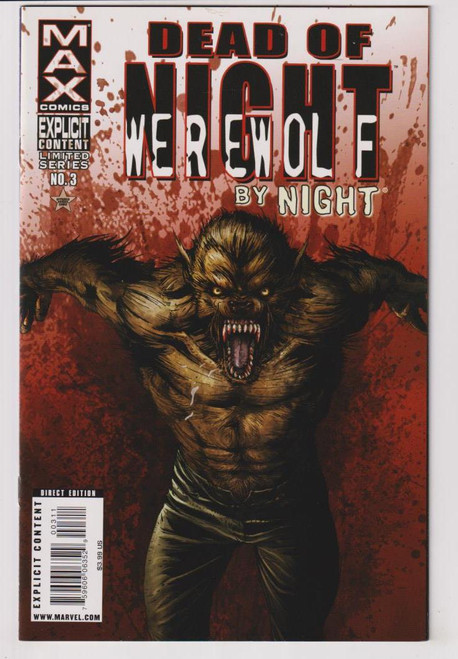 DEAD OF NIGHT WEREWOLF BY NIGHT #3 (MARVEL 2009)