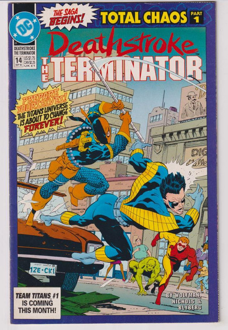 DEATHSTROKE THE TERMINATOR #14 (DC 1992)