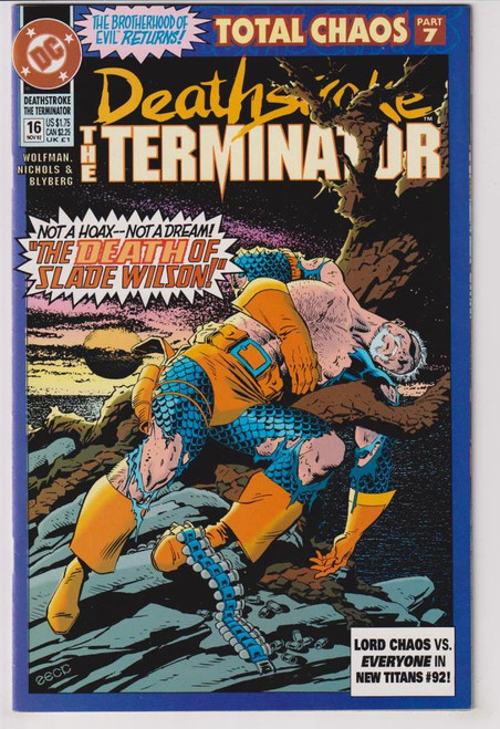 DEATHSTROKE THE TERMINATOR #16 (DC 1992)