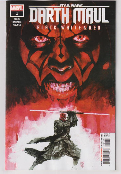 STAR WARS DARTH MAUL BLACK WHITE & RED #1 (MARVEL 2024) "NEW UNREAD"