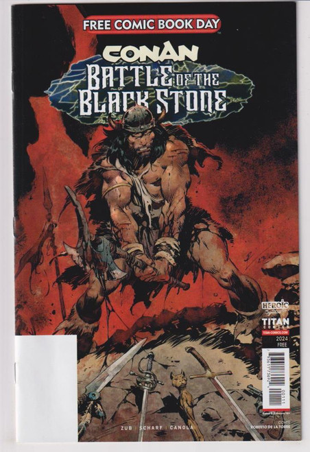 FCBD 2024 CONAN BARBARIAN BATTLE BLACK STONE "NEW UNREAD, NO STAMP OR STICKERS"