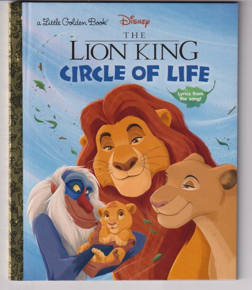 Circle of Life (Disney The Lion King) LITTLE GOLDEN BOOK "NEW UNREAD"
