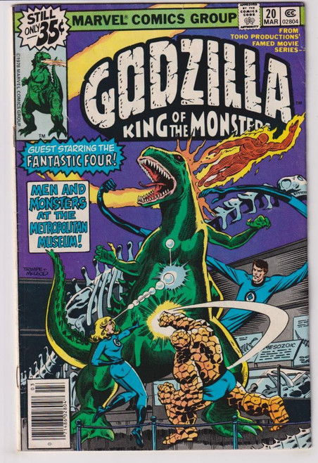 GODZILLA #20 (MARVEL 1979) C2