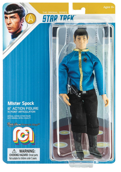 MEGO SCI-FI WAVE 5 STAR TREK SPOCK DRESS UNIFORM 8IN AF