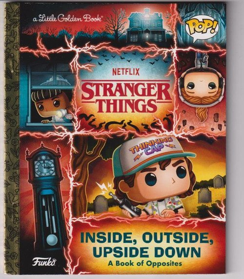 Stranger Things: Inside, Outside, Upside Down (Funko Pop!) LITTLE GOLDEN BOOK "NEW UNREAD"