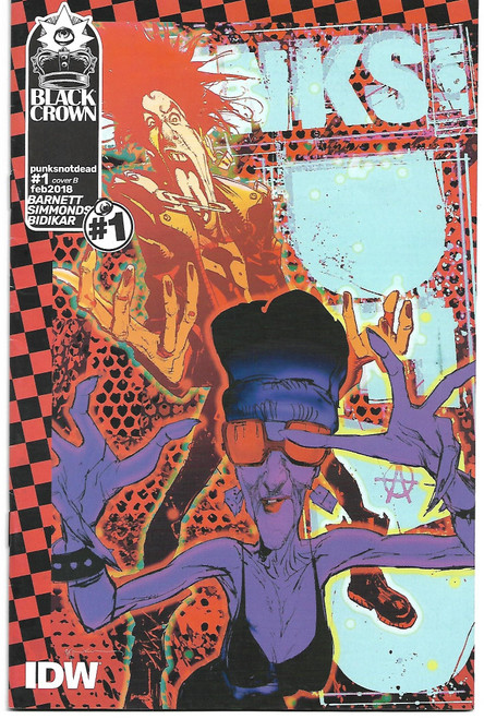 PUNKS NOT DEAD #1, 2, 3, 4, 5 & 6 (of 6) B COVERS (IDW 2018) PUNKS NOT DEAD #1, 2, 3, 4, 5 & 6 (of 6) B COVERS (IDW 2018)