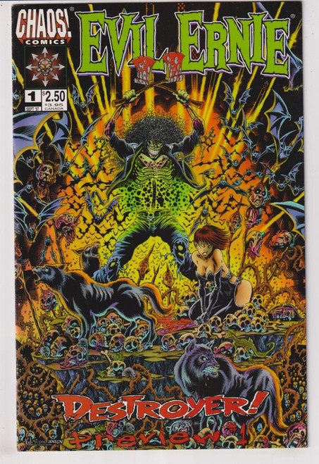 EVIL ERNIE DESTROYER #1 PREVIEW (CHAOS 1997)