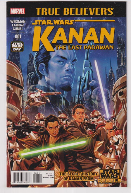 TRUE BELIEVERS STAR WARS KANAN #1 "NEW UNREAD" C2