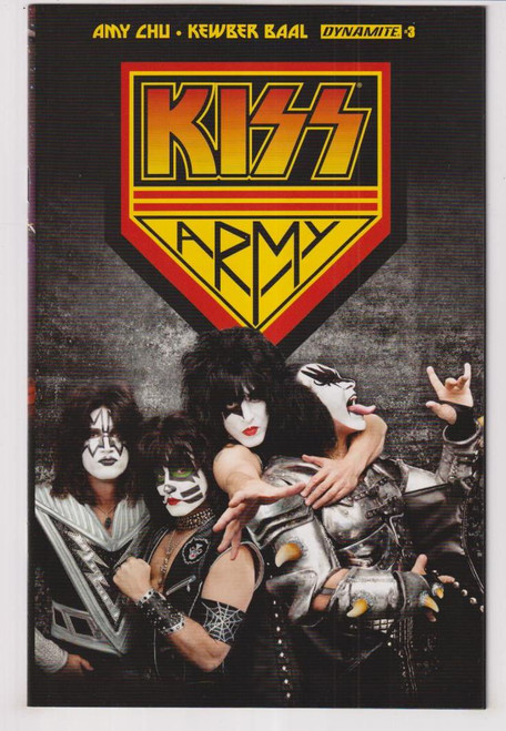 KISS #03 CVR G KISS ARMY PHOTO FOC CVR (DYNAMITE 2016) "NEW UNREAD" C2