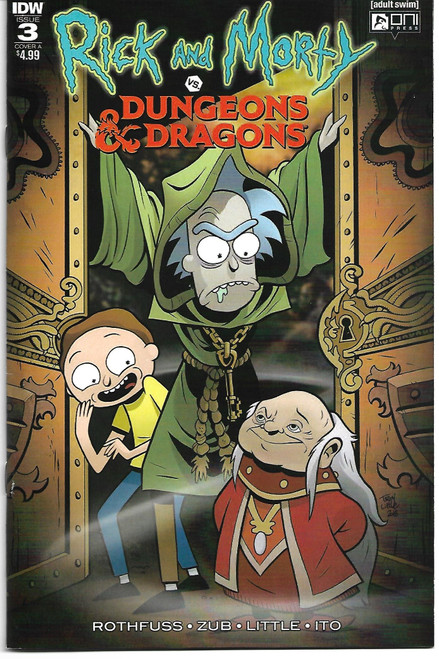 RICK & MORTY VS DUNGEONS & DRAGONS #3 (OF 4) CVR A LITTLE (IDW 2018)