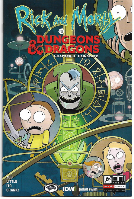 RICK & MORTY VS D&D II PAINSCAPE #3 CVR A ITO  (IDW  2019)