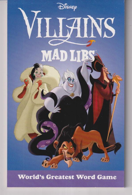 Disney Villains Mad Libs
