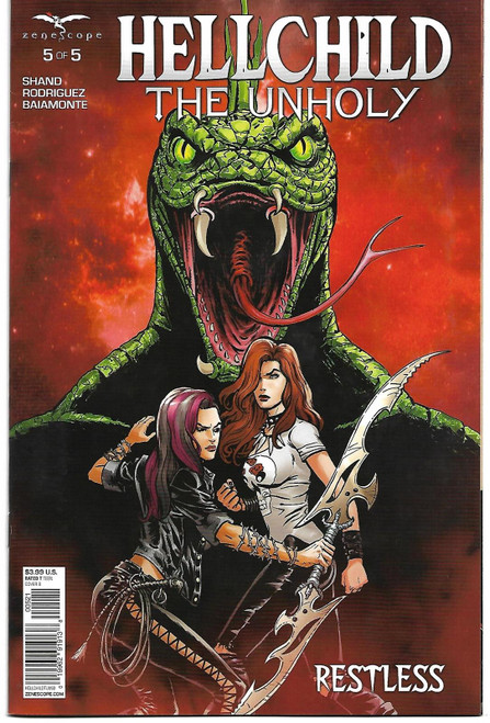 HELLCHILD THE UNHOLY #5 CVR B (ZENESCOPE 2017)