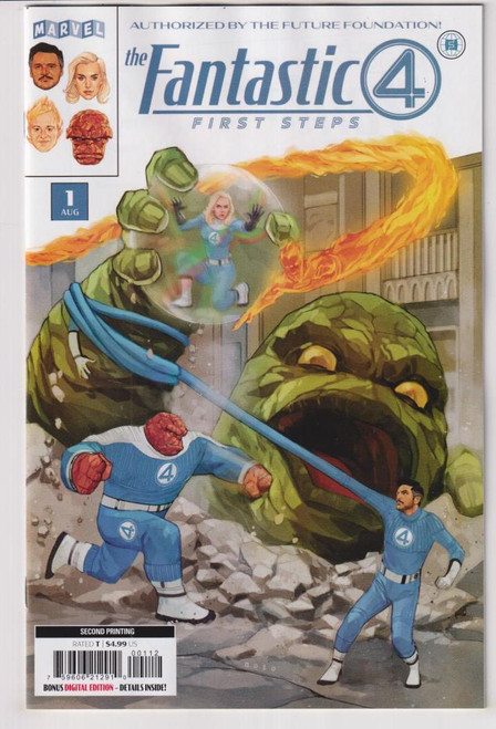 FANTASTIC FOUR FIRST STEPS #1 PHIL NOTO 2ND PRINTING VARIANT (MARVEL 2025) "NEW UNREAD"