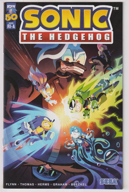 SONIC THE HEDGEHOG #50 CVR G 10 COPY FOURDRAINE (IDW 2022) "NEW UNREAD" C2