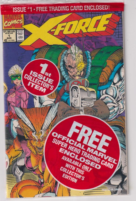X-FORCE #001 (MARVEL 1991) CABLE CARD C2