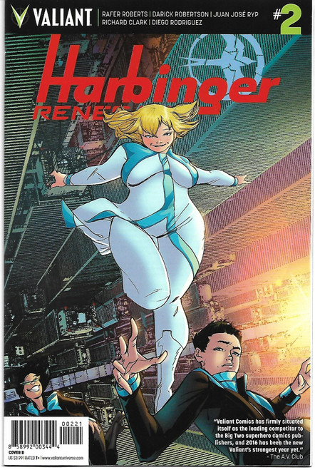 HARBINGER RENEGADE #2 CVR B POLLINA (VALIANT 2016)