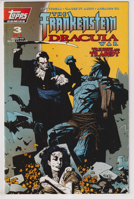 FRANKENSTEIN DRACULA WAR #3 (TOPPS 1995)