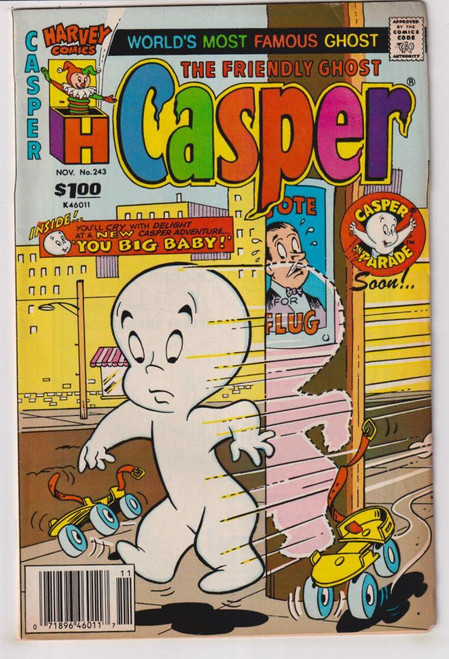 CASPER THE FRIENDLY GHOST #243 (HARVEY 1988)