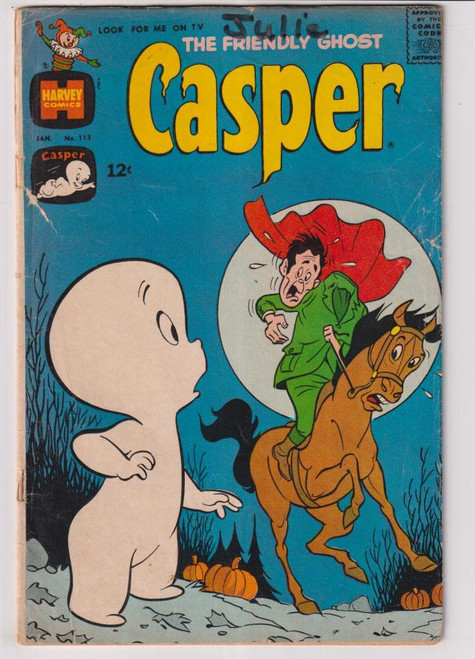 CASPER THE FRIENDLY GHOST #113 (HARVEY 1968)