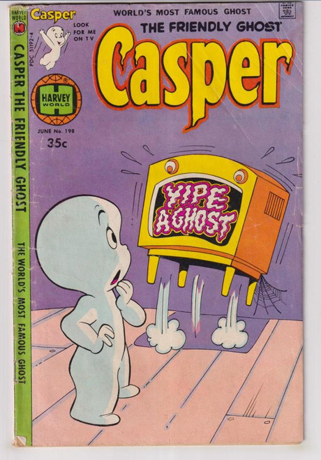 CASPER THE FRIENDLY GHOST #198 (HARVEY 1978)