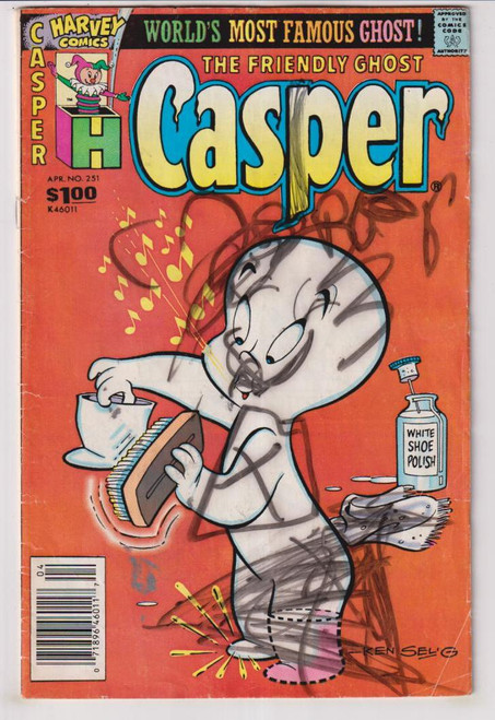 CASPER THE FRIENDLY GHOST #251 (HARVEY 1990)