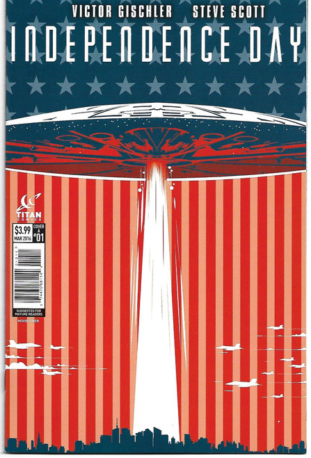 INDEPENDENCE DAY #1 (OF 5) CVR A MOVIE COVER (TITAN 2016)