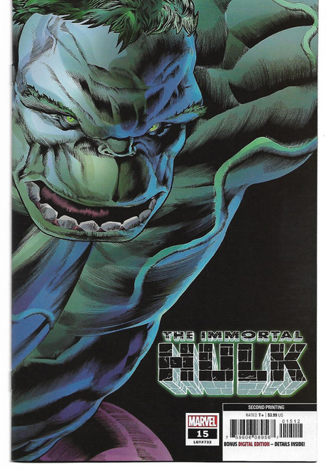 IMMORTAL HULK #15 SECOND (MARVEL 2019)