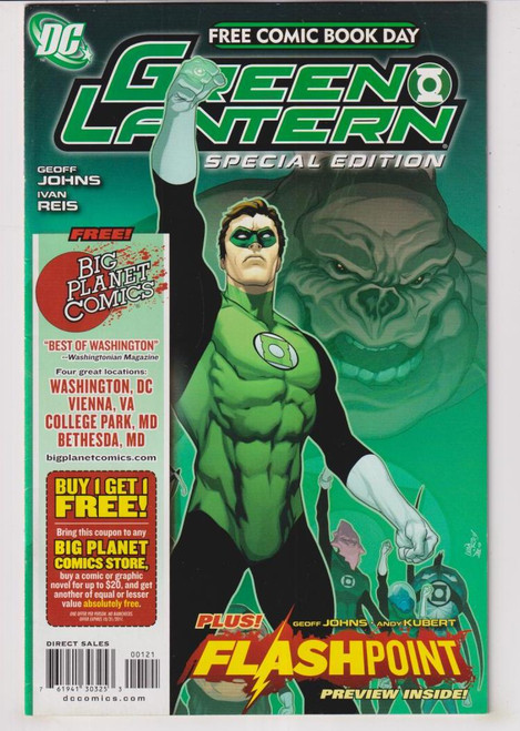GREEN LANTERN FLASHPOINT SPECIAL #1 (DC 2011)