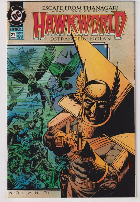 HAWKWORLD (1990) #21 (DC 1992)