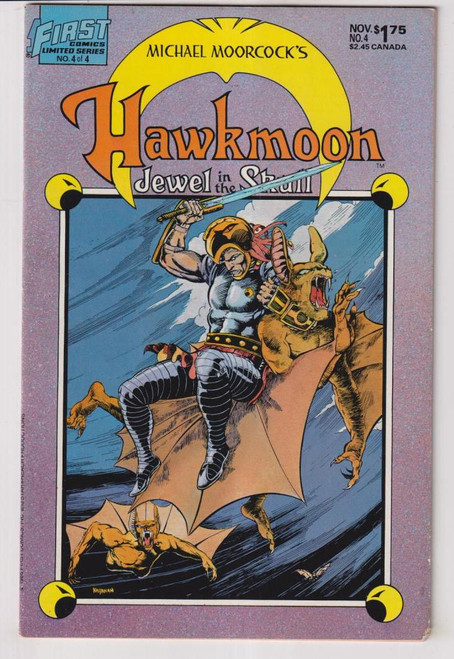 HAWKMOON THE JEWEL IN THE SKULL #4 (FIRST 1986)