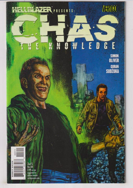 HELLBLAZER PRESENTS CHAS THE KNOWLEDGE #3 (DC 2008)
