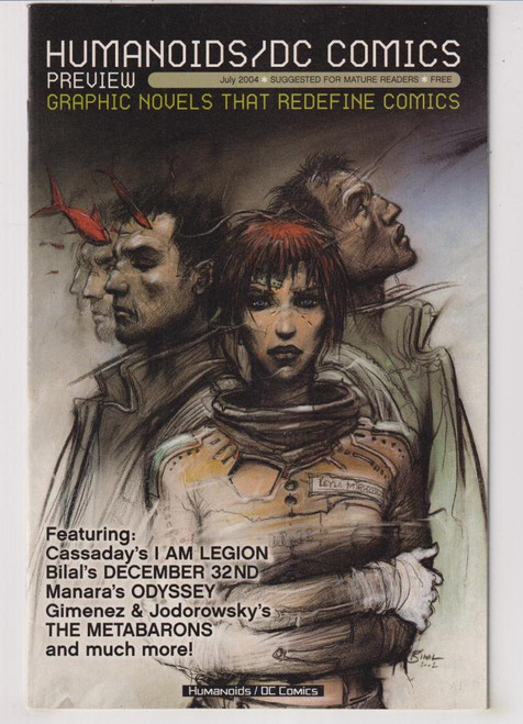 HUMANOIDS DC COMICS PREVIEW (DC 2004)