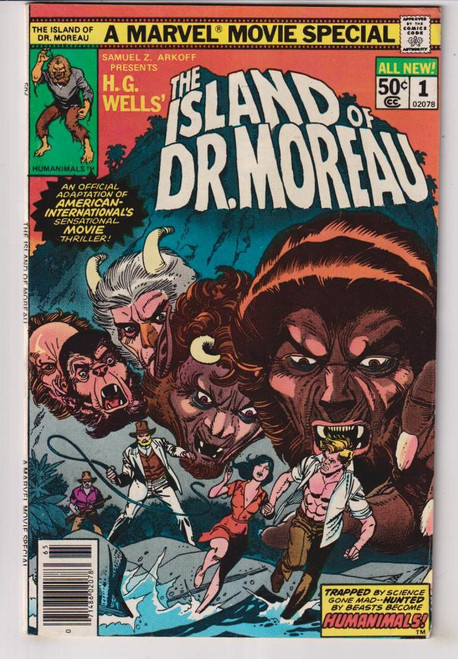 ISLAND OF DR MOREAU #1 (MARVEL 1977)