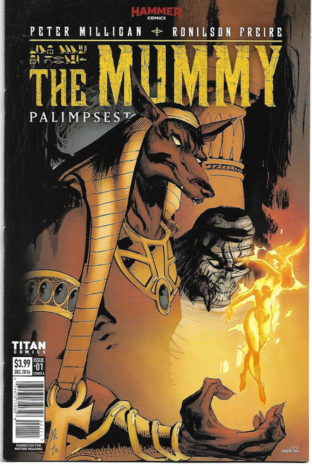 THE MUMMY (HAMMER) #1, 2, 3, 4 & 5 (OF 5) TITAN COMICS 2016-2017