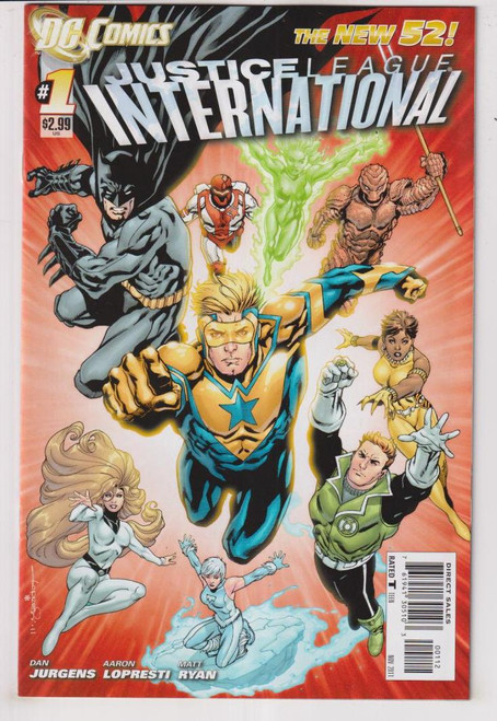JUSTICE LEAGUE INTERNATIONAL (2011) #01 SECOND PRINT (DC 2011)