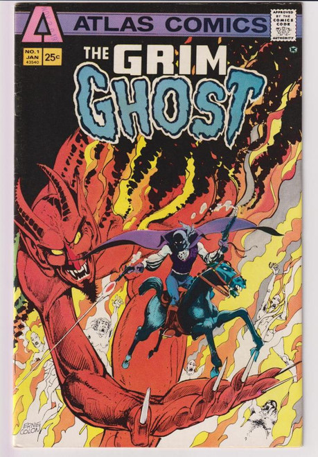 GRIM GHOST #1 (ATLAS 1975) C2