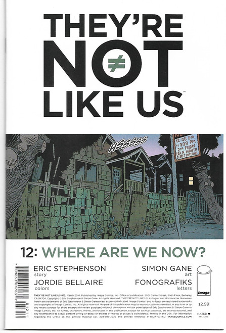 THEYRE NOT LIKE US #12 (IMAGE 2016)