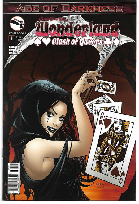 GFT WONDERLAND CLASH OF QUEENS #1 (OF 5) C CVR CHEN (ZENESCOPE 2014)