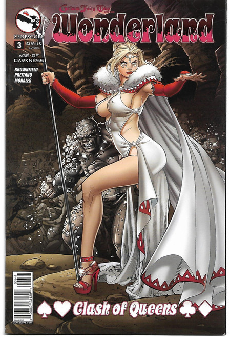 GFT WONDERLAND CLASH OF QUEENS #3 (OF 5) D CVR ORTIZ (OF 5) A CVR CUCCA (ZENESCOPE 2014)